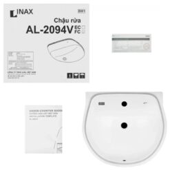 Chau lavabo Inax Al 2094v am ban 4