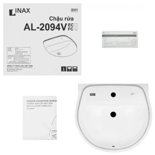 Chau lavabo Inax Al 2094v am ban 4