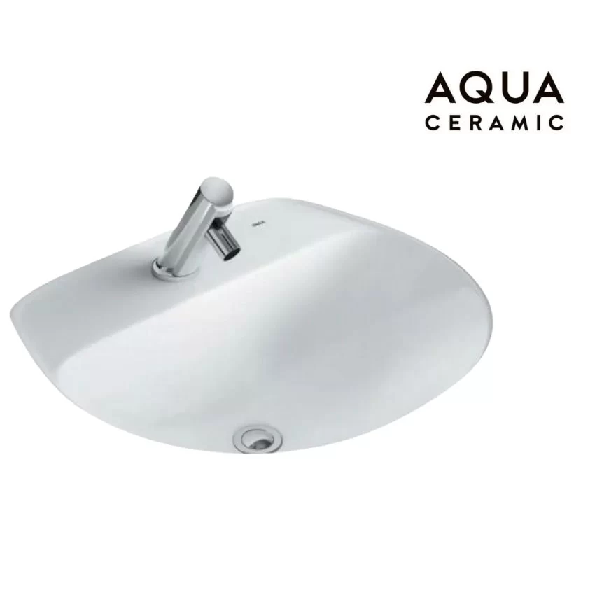 Chậu rửa mặt lavabo âm bàn INAX AL-2094V (AL2094V) men Aqua Ceramic 10 Chậu rửa mặt lavabo âm bàn INAX AL-2094V