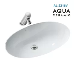 Chau lavabo Inax Al 2216V am ban hinh oval
