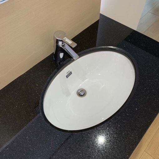 Chau lavabo Inax Al 2216V am ban hinh oval 3