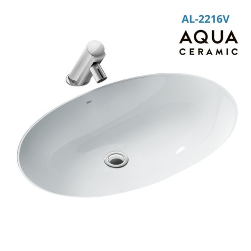 Chau lavabo Inax Al 2216V am ban hinh oval