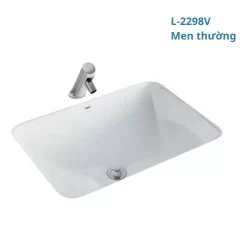 Chậu rửa mặt lavabo âm bàn INAX AL-2298V (AL2298V) men Aqua Ceramic 13 Chau lavabo Inax Al 2298V am ban 2