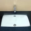 Chậu rửa mặt lavabo âm bàn INAX AL-2298V (AL2298V) men Aqua Ceramic