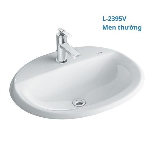 Chau lavabo Inax Al 2395v duong vanh 2