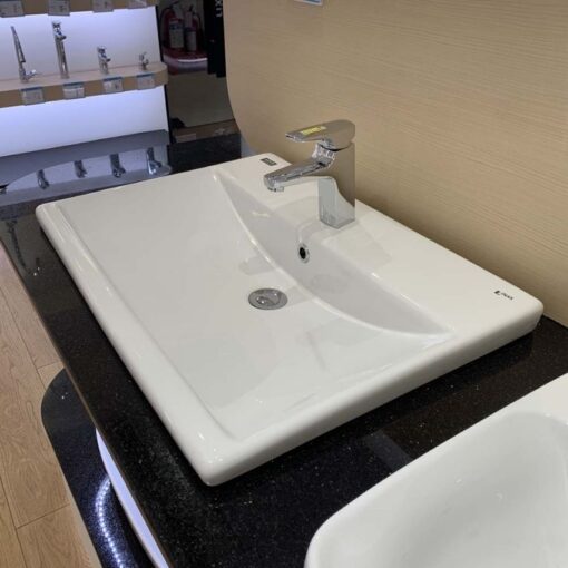 Chau lavabo Inax Al 2397v duong vanh 4