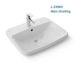Chau lavabo Inax Al 2398v duong vanh 2