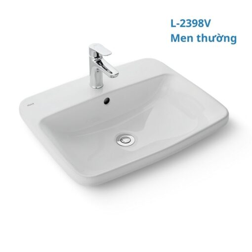 Chau lavabo Inax Al 2398v duong vanh 2