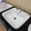 Chậu lavabo dương vành INAX AL-2398V (AL2398V) men Aqua Ceramic 2 Chau lavabo Inax Al 2398v duong vanh 7
