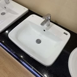 Chau lavabo Inax Al 2398v duong vanh 8