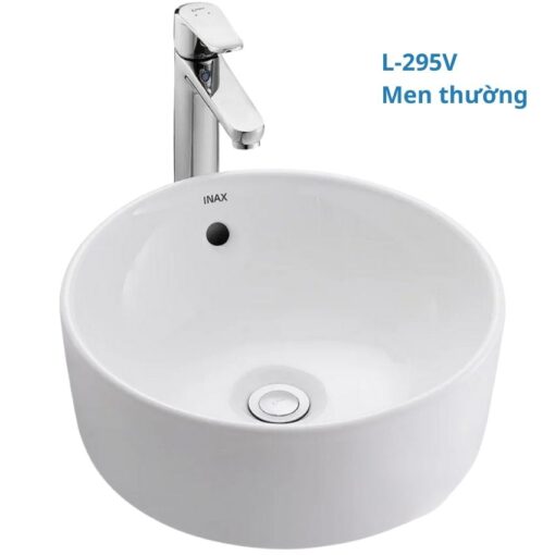 Chau lavabo Inax Al 295V duong ban da 2