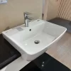 Chậu rửa mặt lavabo bán âm INAX AL-345V (AL345V) men Aqua Ceramic 2 Chau lavabo Inax Al 345V ban am 5