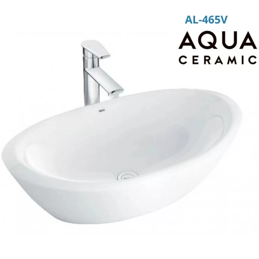 Chậu Lavabo Đặt Bàn INAX AL-465V – Tổng thể Chậu lavabo đặt bàn INAX AL-465V toàn cảnh