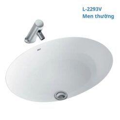 Chau lavabo Inax al 2293V am ban hinh oval 2
