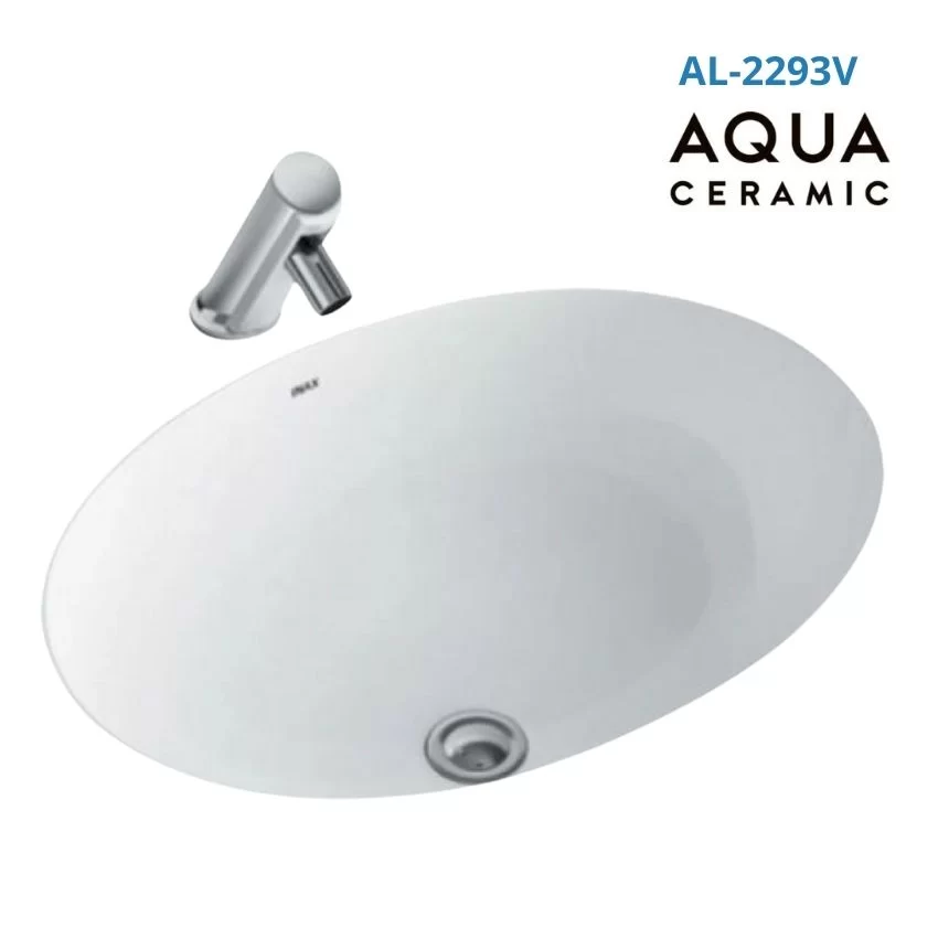 Tổng thể chậu Lavabo AL-2293V Chậu Lavabo Âm Bàn INAX AL-2293V tổng thể oval