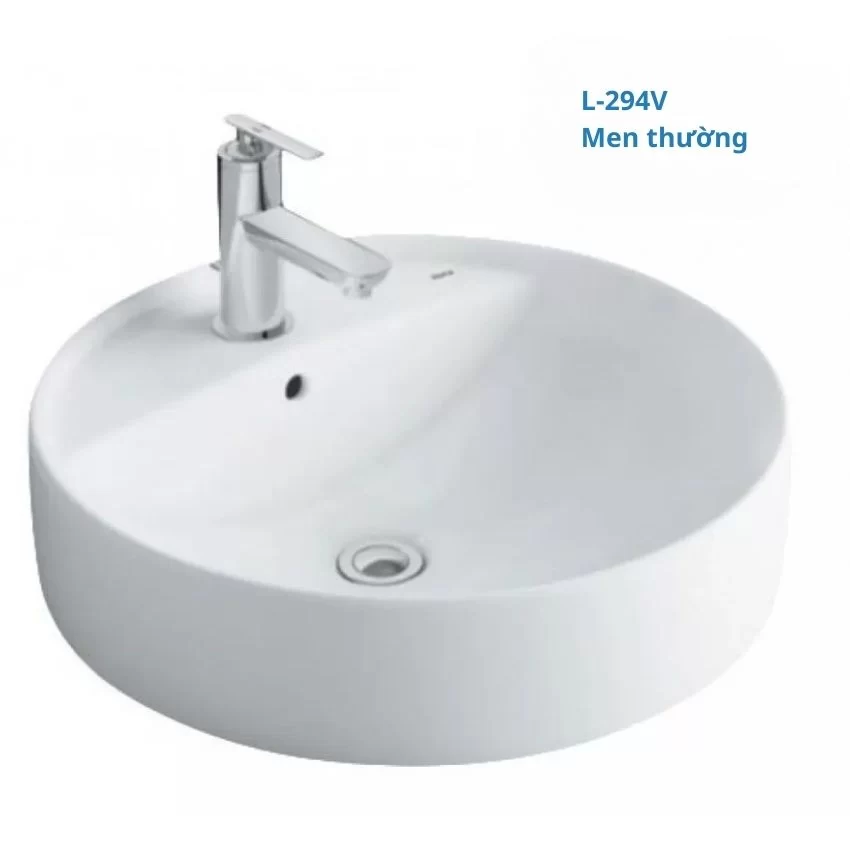 Chậu rửa lavabo đặt bàn INAX AL-294V (AL294V) men Aqua Ceramic 16 Lavabo INAX AL-294V - Sự Lựa Chọn Hoàn Hảo