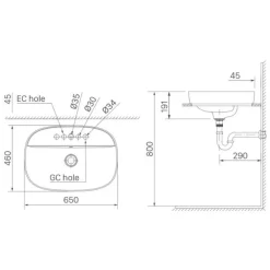 Chau lavabo Inax al 652v duong ban 4