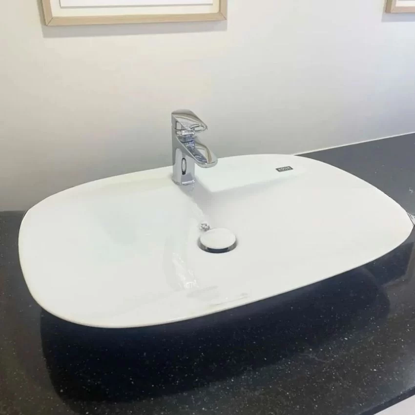 Chậu rửa lavabo đặt bàn INAX AL-S640V (ALS640V) men Aqua Ceramic 15 Tích hợp hoàn hảo trong không gian phòng tắm với INAX AL-S640V, SKU AL-S640V