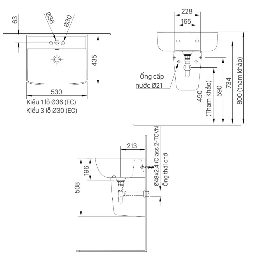 AL-312V phối cảnh thực tế Chậu lavabo AL-312V phối cảnh phòng tắm