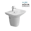Chậu rửa lavabo treo tường INAX AL-289V (AL289V) men Aqua Ceramic