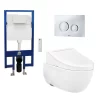 Bàn cầu treo tường LP Series điện tử TOTO CW812RA TCF24410AAA WH172A MB174P#SS 2 Bàn cầu treo tường LP Series điện tử TOTO CW812RA TCF24410AAA WH172A MB174P#SS