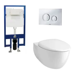 Bàn cầu treo tường LP Series nắp êm TOTO CW812RA TC811SJ WH172A MB174P#SS
