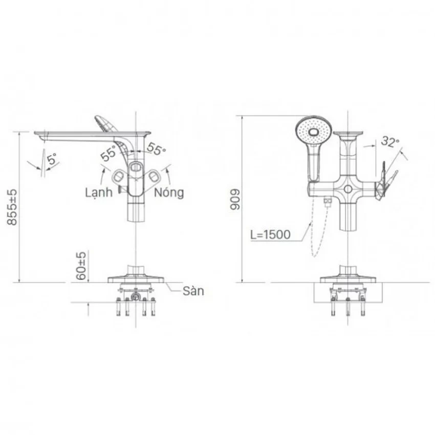 Đặc điểm nổi bật của INAX BFV-656S Đặc điểm nổi bật của INAX BFV-656S
