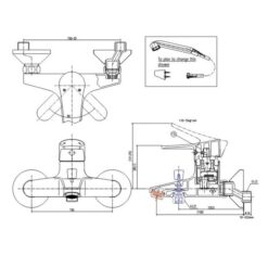 Bộ vòi sen tắm nóng lạnh INAX BFV-1003S (BFV1003S)
