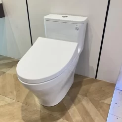 Bồn cầu 1 khối TOTO MS857DE4 nắp rửa cơ TCW1211A 11 Bồn cầu 1 khối TOTO MS857DE4 nắp rửa cơ TCW1211A