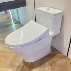 Bồn cầu 1 khối TOTO MS857DE4 nắp rửa cơ TCW1211A 12 Bồn cầu 1 khối TOTO MS857DE4 nắp rửa cơ TCW1211A