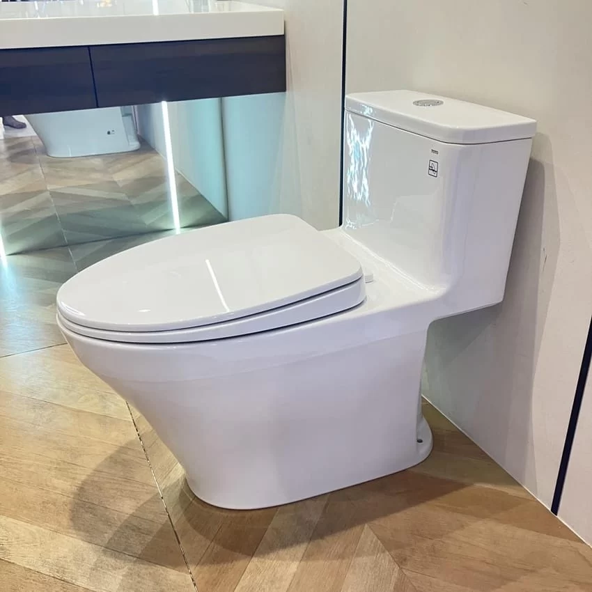 Bồn cầu 1 khối TOTO MS857DT10 Nắp Đóng Êm TC395VS 3 Bồn cầu 1 khối TOTO MS857DT10 hình ảnh 3