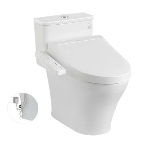 Bồn cầu 1 khối TOTO MS857DW16 nắp điện tử Washlet C2 TCF23410AAA