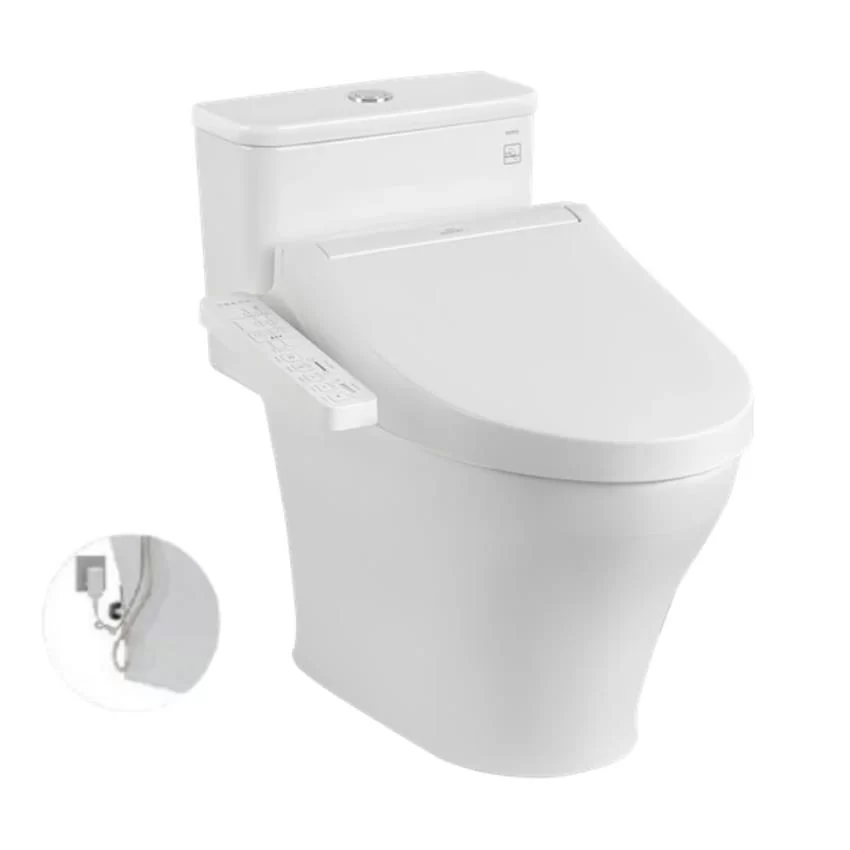 Bồn cầu 1 khối TOTO MS857DW16 nắp điện tử Washlet C2 TCF23410AAA 10 Bồn cầu 1 khối TOTO MS857DW16 nắp điện tử Washlet C2 TCF23410AAA