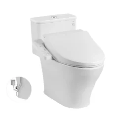 Bồn cầu 1 khối TOTO MS857DW18 nắp điện tử TCF23710AAA Washlet C2 cơ bản