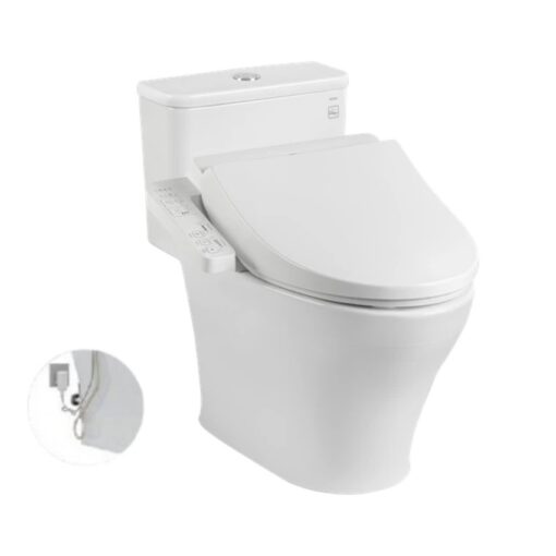 Bồn cầu 1 khối TOTO MS857DW18 nắp điện tử TCF23710AAA Washlet C2 cơ bản