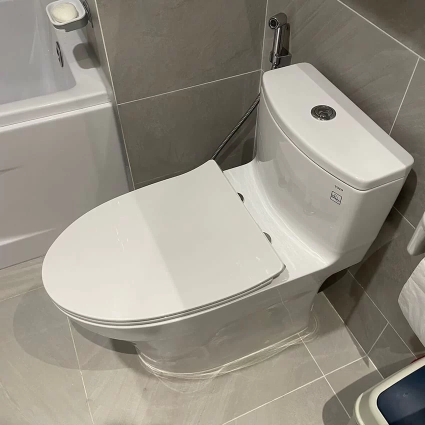 Bồn cầu 1 khối TOTO MS885DT8 nắp đóng êm TC600VS 28 Bồn cầu 1 khối TOTO MS885DT8 nắp đóng êm TC600VS - SKU MS885DT8#XW