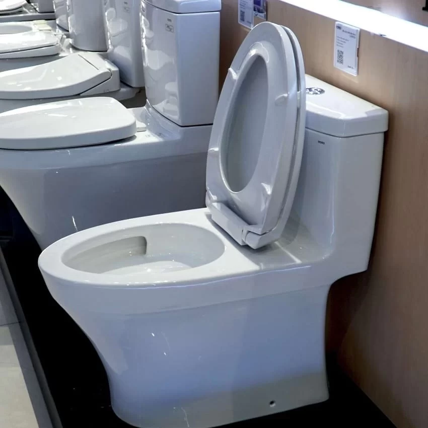 Bồn cầu 1 khối TOTO MS889DRT2 nắp đóng êm TC393VS 8 Bồn cầu 1 khối TOTO MS889DRT2 nắp đóng êm TC393VS