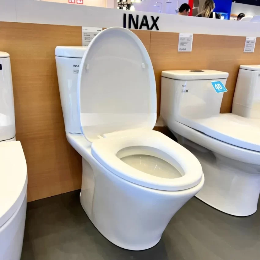 Bồn Cầu INAX AC-700VAN 2 khối nút nhấn xả men Aqua Ceramic 14 Bồn cầu INAX AC-700VAN