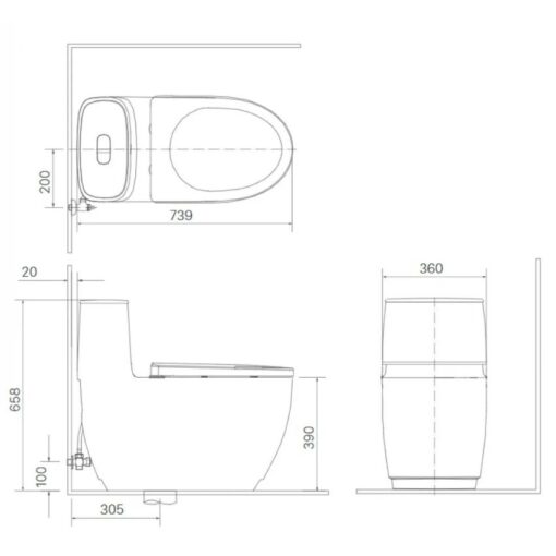 bon cau inax ac 1052vn 1 khoi Aqua Ceramic 3