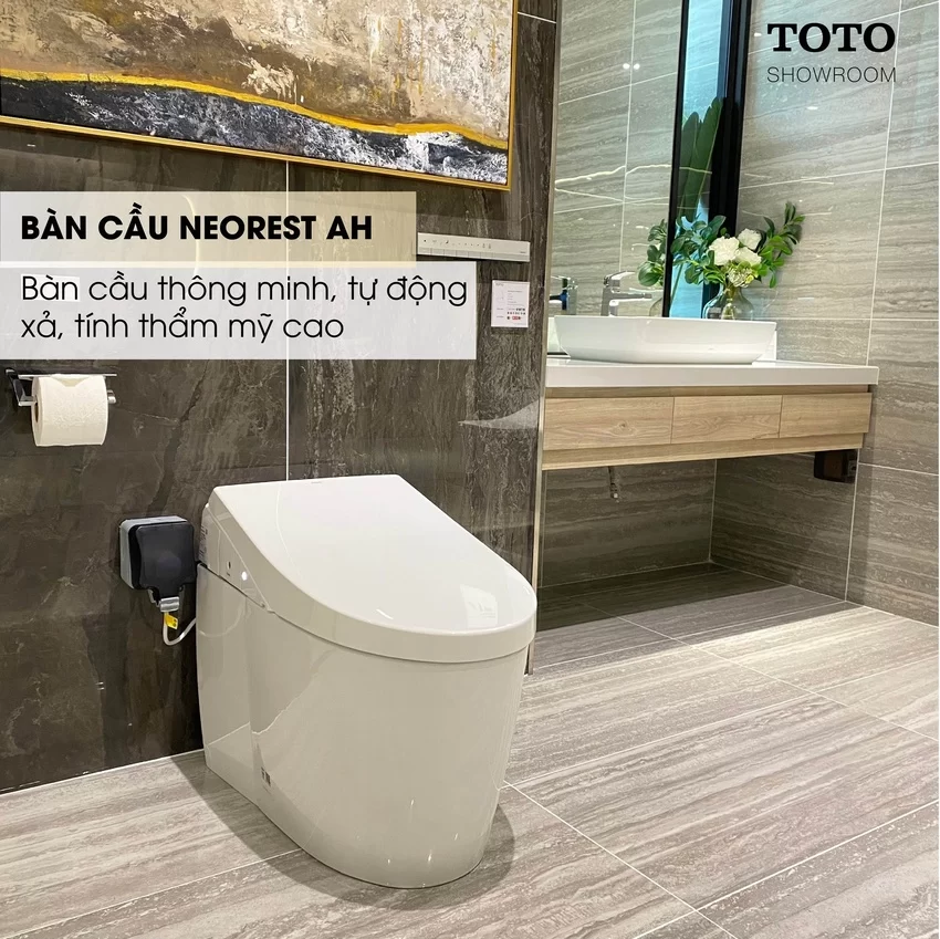 Bồn cầu thông minh Neorest AH TOTO CS989VT TCF9788WZ T53P100VR 15 Bồn cầu thông minh Neorest AH TOTO CS989VT TCF9788WZ T53P100VR