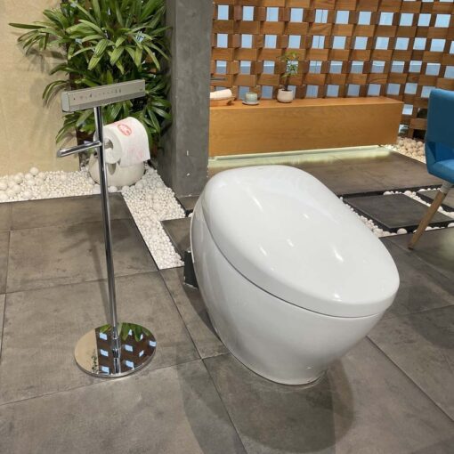 Bồn cầu thông minh Neorest NX I TOTO CS900VT T53P100VR bảng điều khiển màu bạc