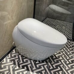 Bồn cầu thông minh Neorest NX II TOTO CS901KVT T53P100VR bảng điều khiển nickel mờ