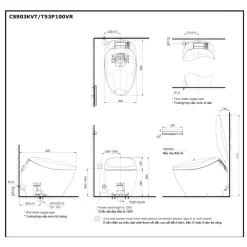 Bồn cầu thông minh Neorest NX TOTO CS903KVT T53P100VR công nghệ Actilight 13 Bồn cầu thông minh Neorest NX TOTO CS903KVT T53P100VR công nghệ Actilight