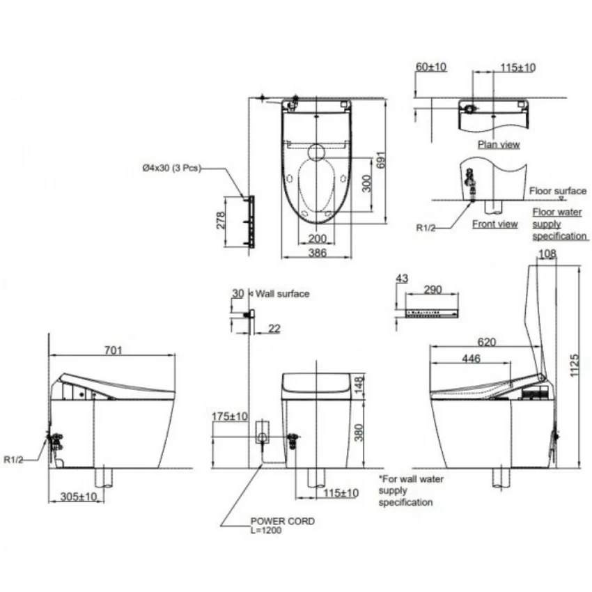Bồn cầu thông minh Neorest RH TOTO CS989VT TCF9768WZ T53P100VR 12 Công nghệ men Cefiontect trên Neorest RH