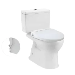 Bồn cầu TOTO CS302DE2 2 khối nắp rửa cơ TCW07S 17 Bồn cầu TOTO CS302DE2 2 khối nắp rửa cơ TCW07S