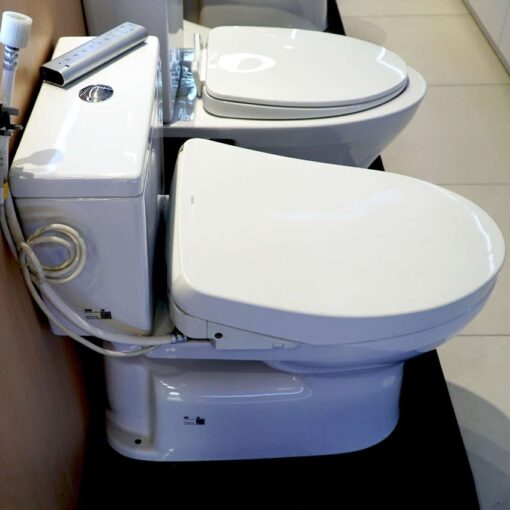 Bồn cầu TOTO CS302DW11 2 khối nắp điện tử Washlet S7 TCF4911Z