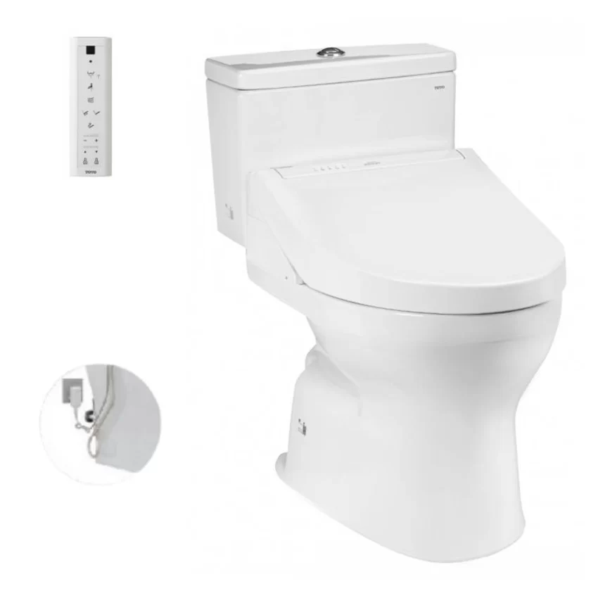 Bồn cầu TOTO CS302DW14 2 khối nắp điện tử Washlet C5 TCF24410AAA 23 Thiết kế bồn cầu cao cấp TOTO CS302DW14 SKU CS302DW14#W