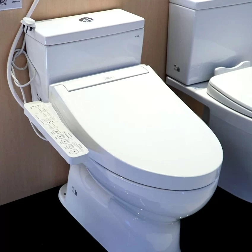 Bồn cầu TOTO CS302DW16 2 khối nắp điện tử Washlet C2 TCF23410AAA 20 Bồn cầu TOTO CS302DW16 2 khối