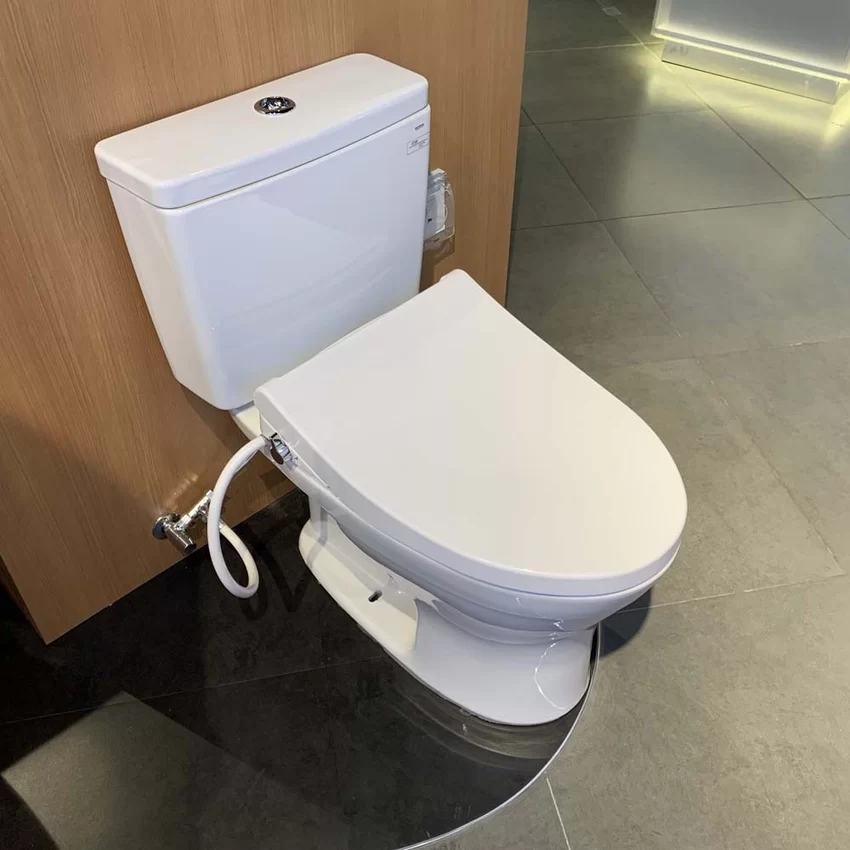 Bồn cầu TOTO CS735DE4 Bồn cầu TOTO CS735DE4 2 khối nắp rửa cơ TCW1211A