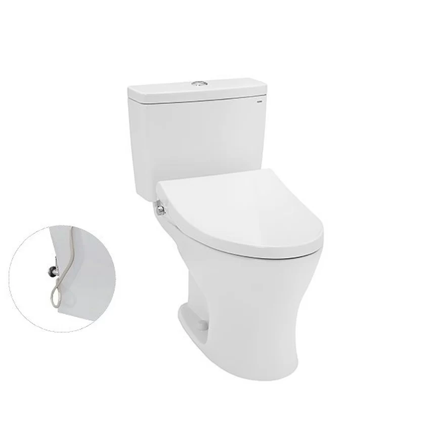 Bồn cầu TOTO CS735DE4 2 khối nắp rửa cơ TCW1211A 9 Bồn cầu TOTO CS735DE4 2 khối nắp rửa cơ TCW1211A